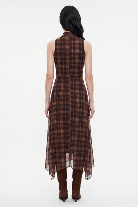 Asymmetric Midi Dress