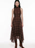 Asymmetric Midi Dress