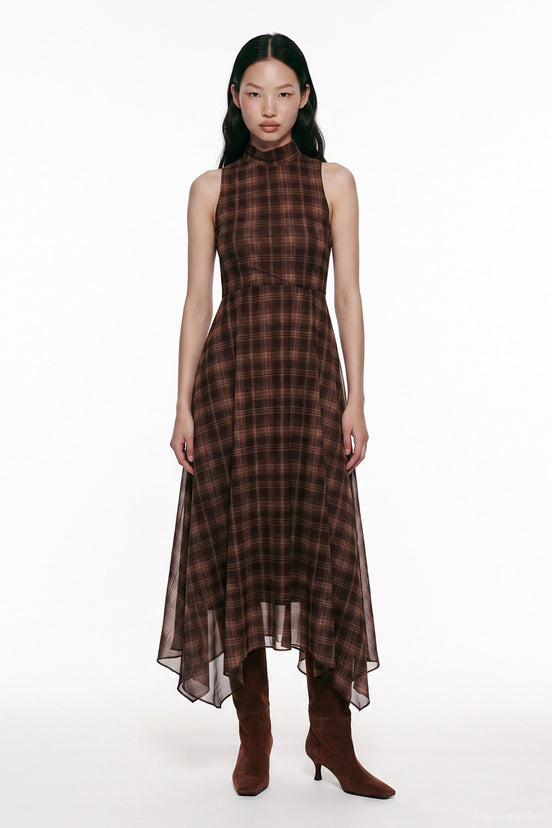 Asymmetric Midi Dress