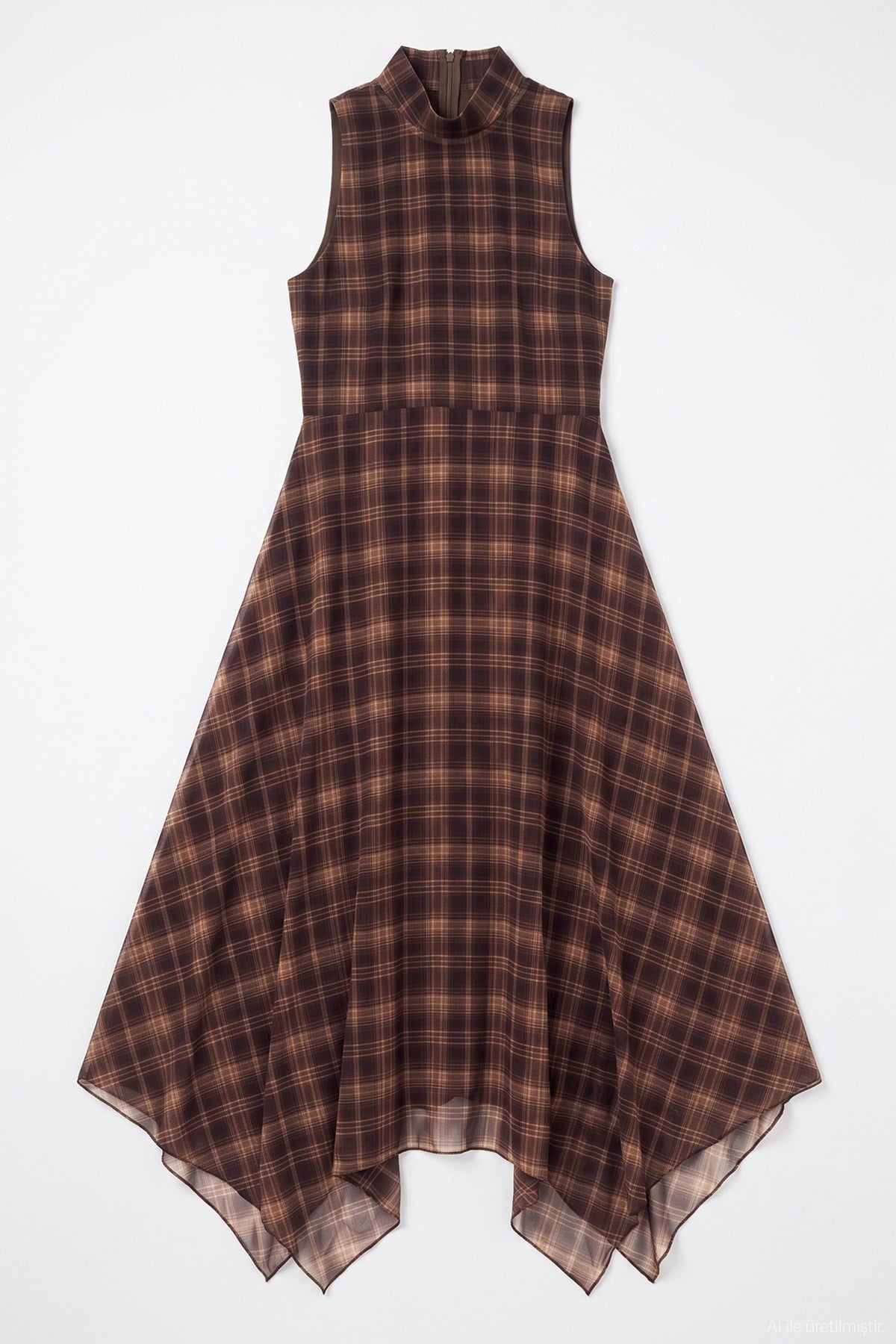 Asymmetric Midi Dress