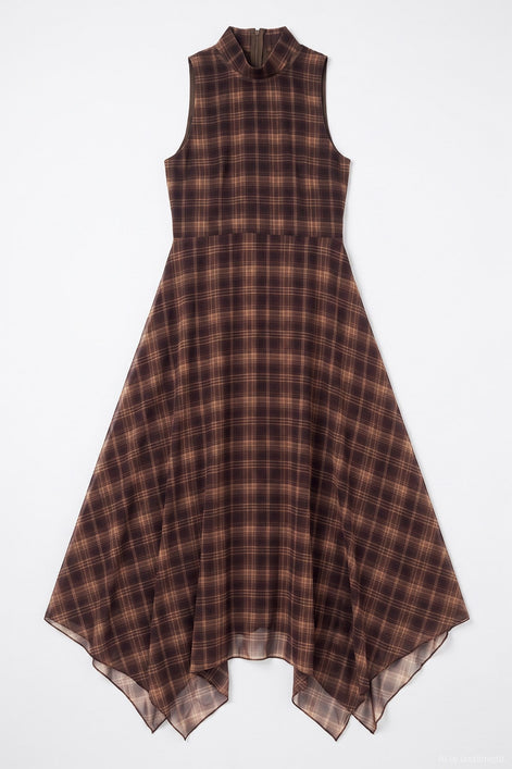 Asymmetric Midi Dress