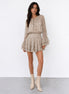 Tie-Front Leopard Dress
