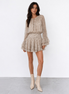 Tie-Front Leopard Dress