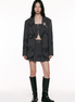Graphic Chain-Detail Blazer