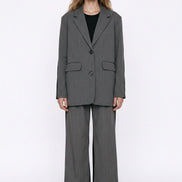 Oversized Single-Button Jacket