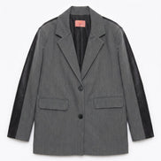 Oversized Single-Button Jacket