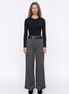 Wide-Leg Belted Trousers