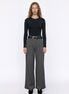 Wide-Leg Belted Trousers